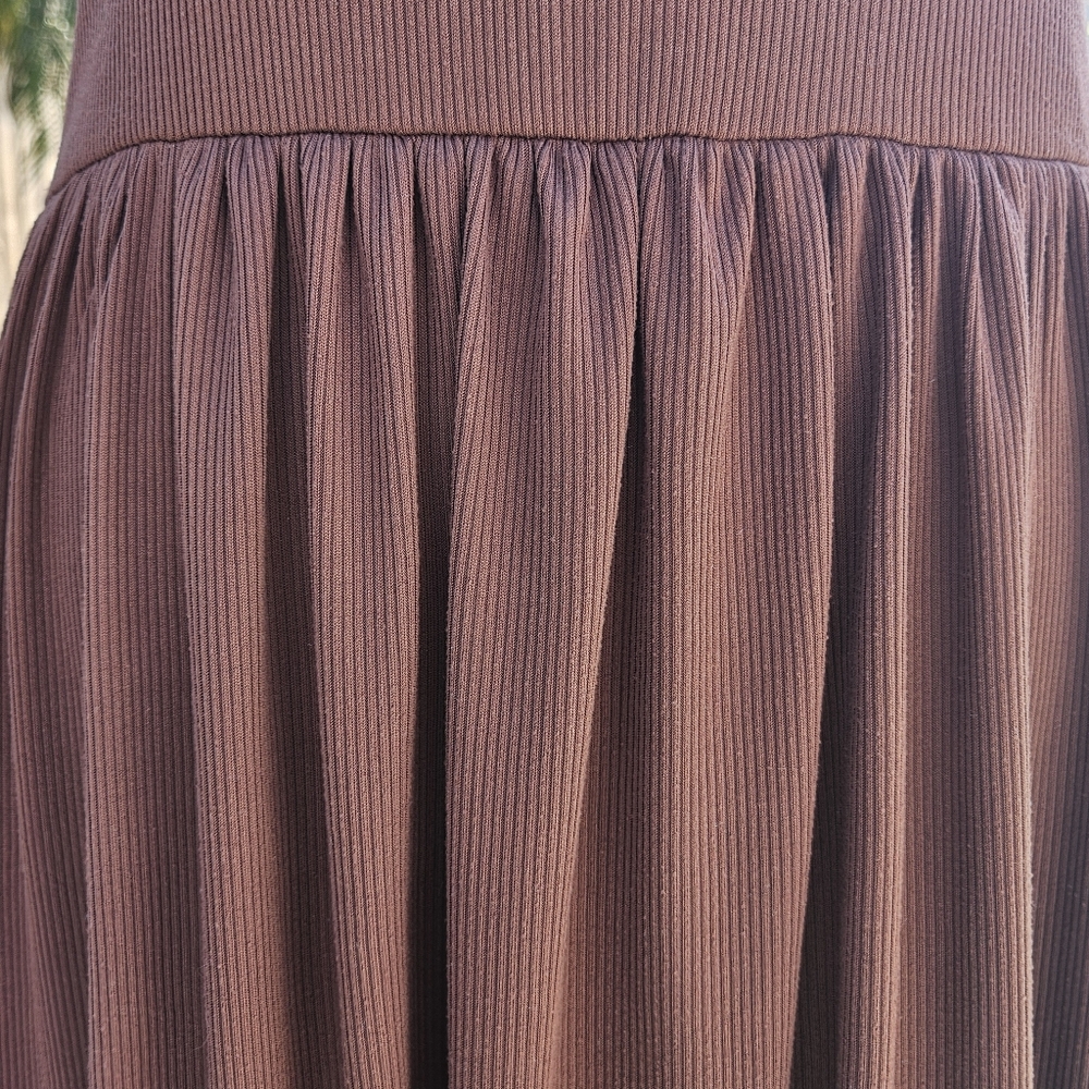 NEW Sinsay Brown Sleeveless Summer Dress Size S Casual Resortwear Minimalist - Picture 6 of 15